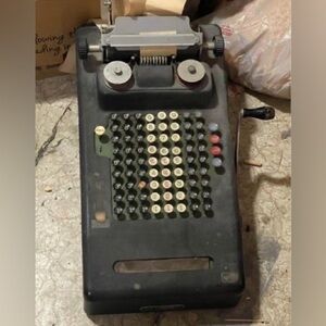 Vintage adding machine